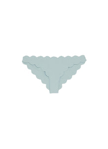 'Antibes' scalloped bikini bottoms - Marysia - Blue