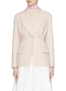 'Una Camogie' peaked lapel darted blazer - Roksanda - Pink