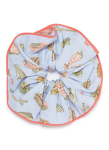 'Sushi Dreams' print scrunchie - cjw - Multi-colour