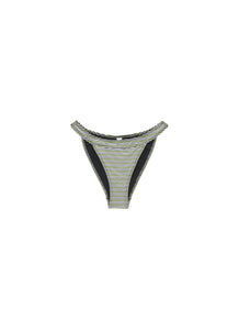 'The Cleo' stripe ottoman knit bikini bottoms