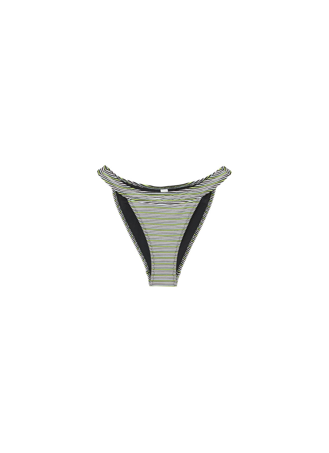 'The Cleo' stripe ottoman knit bikini bottoms